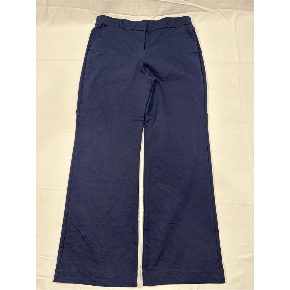 Croft And Barrow Effortless Stretch Pants Size 12 Dark Blue Cotton/Poly/Spandex